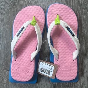 Havaianas TRADI ZORI TOKYO SANDAL PINK/BLUE   9/10
